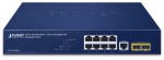 PLANET 10/100/1000T + 2-Port Managed L2/L4 Gigabit Ethernet (10/100/1000) 1U Blue