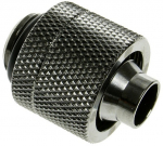 Bitspower Anschluss gerade G1/4 Zoll AG auf 16/10mm - schwarz gl&auml;nzend