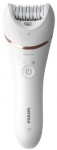 Philips Satinelle Advanced Wet & Dry epilator BRE740/10 For legs and body, Cordless, 9 accessories