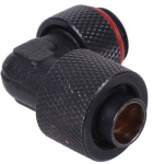 13/10mm (10x1.5mm) screw-on nozzle 90&deg; rotatable G1/4 - knurled - black matt