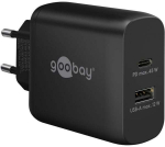 Goobay USB-C PD Dual Fast Charger (45 W) black