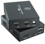 LevelOne HDMI Verl&auml;ngerungskit Cat56 4K60Hz 100m schwarz