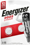 Energizer CR2025 BL2 Lithium Batteries 2 pcs