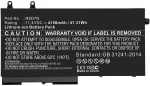 CoreParts Laptop Battery for Dell 45.60Wh 11.4V 4000mAh 45.6Wh Li-ion 11.4V 4000mAh for DELL Precision 15 3540