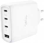 Trust Maxo 65W 4-port GaN wall charger white