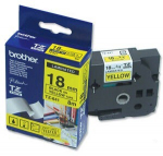 Brother | TZe-641 Laminated Tape | Black On Yellow | TZe | 8 m | 1.8 cm