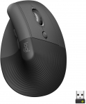 Logitech Lift for Business Wireless Black Mouse