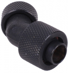 13/10mm (10x1.5mm) screw-on nozzle 45&deg; rotatable G1/4 - knurled - black matt