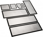 Demciflex Magnetic Dust Filter Set for Lian Li O11 Dynamic XL - Black