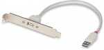 Lindy Slotblech USB Adapter 1 x USB Type A