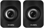 SVEN 130 USB-powered (2x3W); Volume control on the back