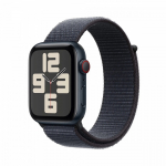 Apple Watch SE GPS + Cellular 44mm Midnight Aluminium Case with Midnight Sport Band - M/L