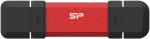 Silicon Power DS72 | 500 GB | USB Type-A/USB Type-C 3.2 Gen 2 | Red