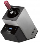 Caso | Wine Cooler | WineCase Deluxe Inox | Bottles capacity 1 | Black/Silver