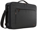 Case Logic | Era Hybrid Briefcase | Fits up to size 15.6 " | Messenger - Briefcase/Backpack | Obsidian | Shoulder strap