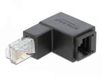 DELOCK Adapter RJ45 St > RJ45 Bu Cat6 UTP unten gewinkelt