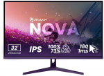 Arozzi Nova 32" IPS 180Hz QHD Gaming Monitor - Purple