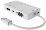 MicroConnect Mini DP to DVI/HDMI/VGA/Audiofor MacBook Pro iMac Surfacewhite, resolution: 1920 x 1080P