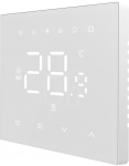 Smart thermostat for water heating floor valves control, 3A, Wi-Fi, white, TUYA / Smart Life
