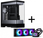 Phanteks S2 PC case incl. 4x 120 mm fans, Glacier One 360M25