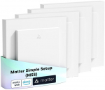 Meross MRS105MA-EU Smart Wi-Fi (Matter) Roller Shade Switch, 4-Pack