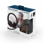 GEMBIRD MHS-03-BKRD Stereo headset black