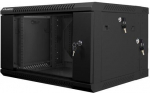 Lanberg Cabinet installation hanging two sections 19 6U 600x600mm black