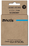 Actis KC-571C Ink (replacement for Canon CLI-571C; Standard; 12 ml; cyan)