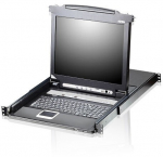 ATEN 8-Port 17" LCD KVM Switch (USB - PS/2 VGA) with USB Peripheral port