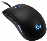 Ducky Secret M Retro Black Gaming Mouse - Pixart PMW3389DH, 400-16,000 DPI, RGB