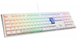 Ducky One 3 Classic Pure White Full-Size RGB Gaming Keyboard - MX Clear