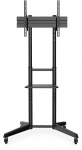 Digitus DA-90447 Adjustable TV Cart Stand with Shelf 37-70inch Black