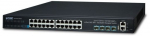 Planet Layer 3 24-Port 10/100/1000T + 4-Port 10G SFP+ Stackable Managed Gigabit Switch