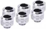 Alphacool Eiszapfen PRO 13mm HardTube fitting G1/4 - chrome sixpack