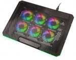 Kolink KL-F500 17.3" ARGB Laptop Cooler with 6 Fans