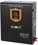 Wall-mounted emergency power supply KEMOT PROsinus-800 converter with pure sine wave and charging function 12V 230V 800V