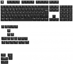 Glorious GPBT Basics Keycaps ISO DE PBT Dye-Sub Black