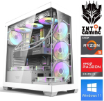 INTOP Ryzen 5 7500F 64GB DDR5 1TB SSD M.2 NVME+2TB RX9060XT 16GB WIN11
