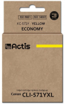 Actis KC-571Y Ink (replacement for Canon CLI-571Y; Standard; 12 ml; yellow)