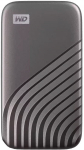 WD My Passport SSD - encrypted - 4 TB - 256-bit AES - grey