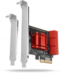 AXAGON PCES-SA6 PCIe Controller 6x internal SATA 6G port, LP
