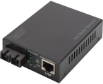 Digitus Gigabit PoE media converter, RJ45 / SC, SM