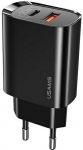 Usams phone charger 1xU SB-C+1xUSB T35 20W PD3.