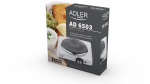 Adler | Free standing table hob | AD 6503 | Number of burners/cooking zones 1 | Electric stove | 1500 W | White | Electr