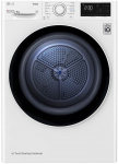 LG | Dryer Machine | RH80V3AV6N | Energy efficiency class D | Front loading | 8 kg | LED | Depth 69 cm | Wi-Fi | White