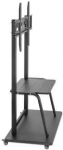 Manhattan TV & Monitor Mount, Trolley Stand, 1 screen, Screen Sizes: 37-100", Black, VESA 200x200 to 800x600mm, Max 150k