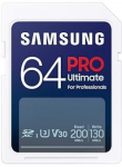 SD Card 64GB Samsung SDXC PRO Ultimate CL10 retail