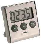 GEFU CONTARE Digital Kitchen Timer Black, Stainless Steel