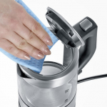 Severin Mini glass kettle WK 3472, stainless steel/black
