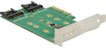 Delock PCI Express card with 3 x M.2 slots